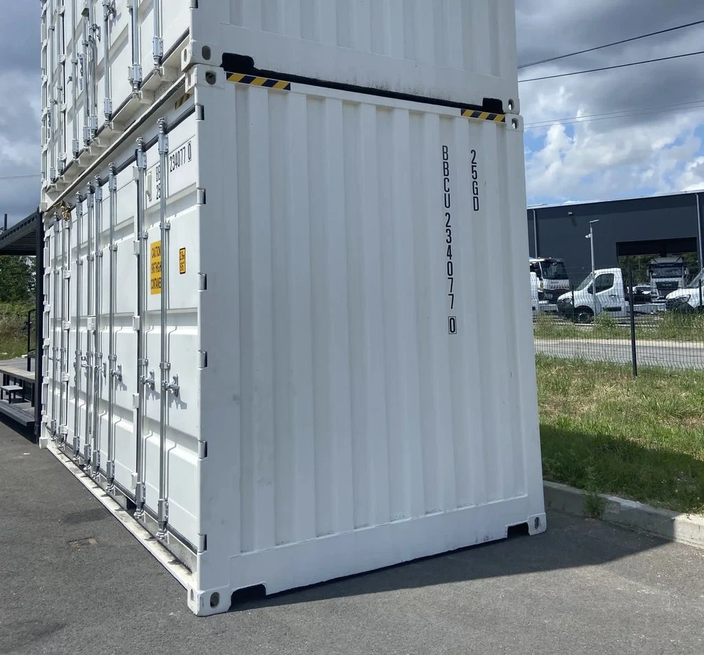 Container 20 Fuß High Cube Open Side - Erste Reise