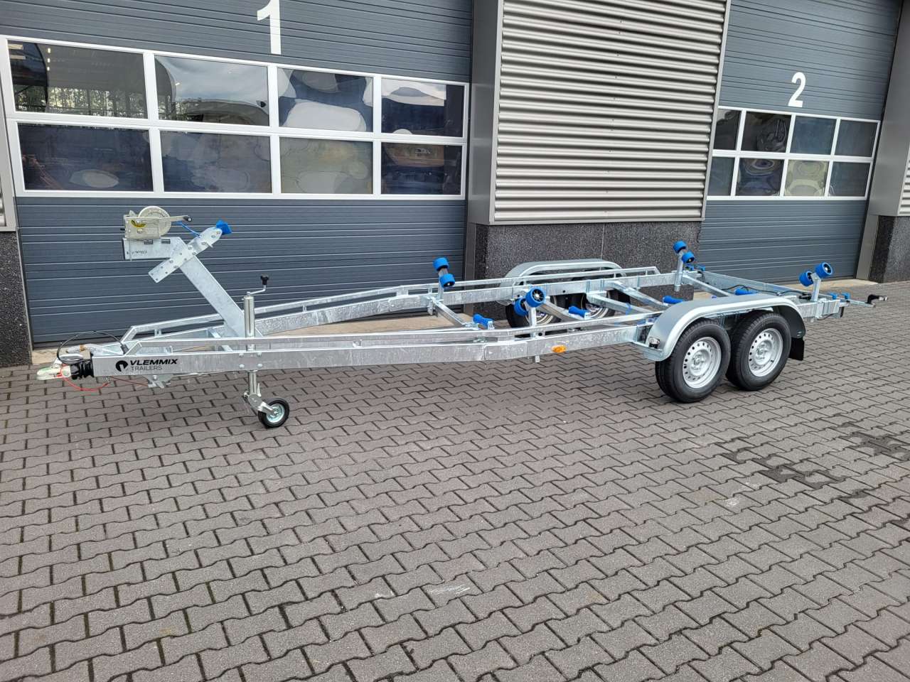 Vlemmix Bootsanhänger mit Rollen 630x220 cm